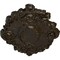 Ekena Millwork Kinsley Flowing Leaf Ceiling Medallion, Hand-Painted Stone Hearth Crackle, 30 3/8"W x 20 3/4"H x 1"P CM30KISHC - alternate 3